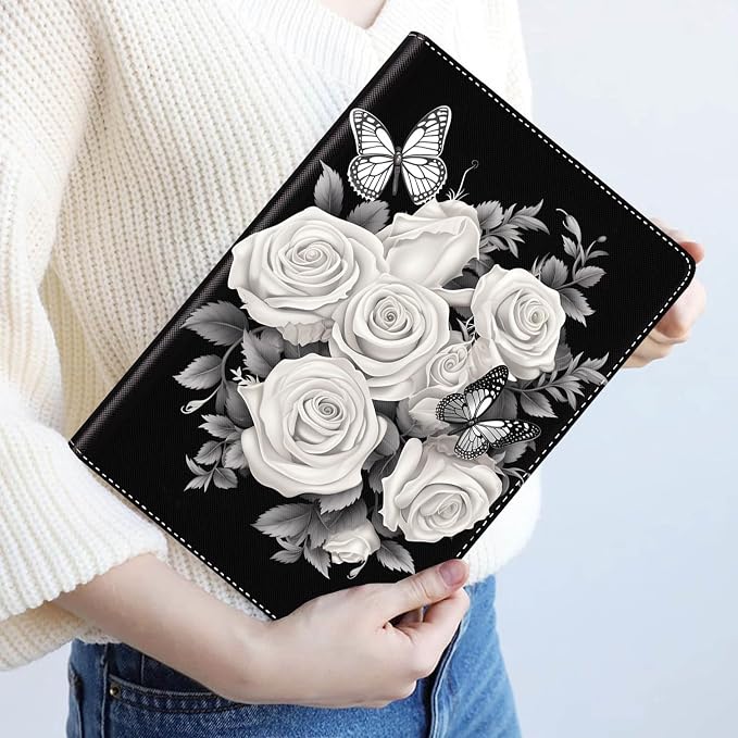Case for iPad (A16) 11th Generation 11 Inch 2025 / iPad 10th Generation 10.9 Inch 2022 Ultra-Thin Multi-Angle Protective Cover with Auto Sleep/Wake A Dark Horse
