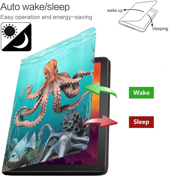 Case for Samsung Galaxy Tab S10 Lite/ S10 FE/ S9 FE 5G 10.9 Inch/ S9 11 Inch - Slim PU Leather Folding Stand Folio Cover with Auto Sleep/Wake - African American Girl