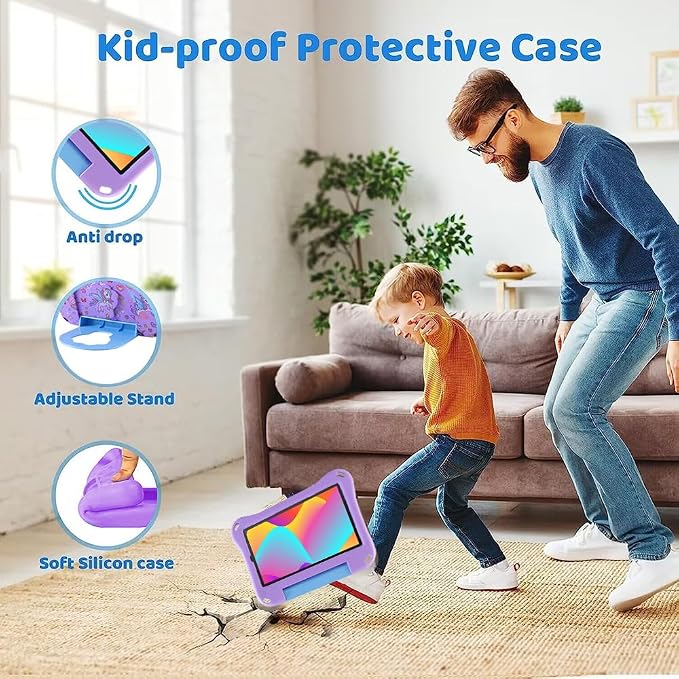 Dinosaur REVVL Tab 5G 2023 10.36 inch Case for Kid Boy Light EVA Kids Friendly Tablet Cover with Handle Kickstand Kid-Pro Shockproof Full Cover Boy's Gift (KL)