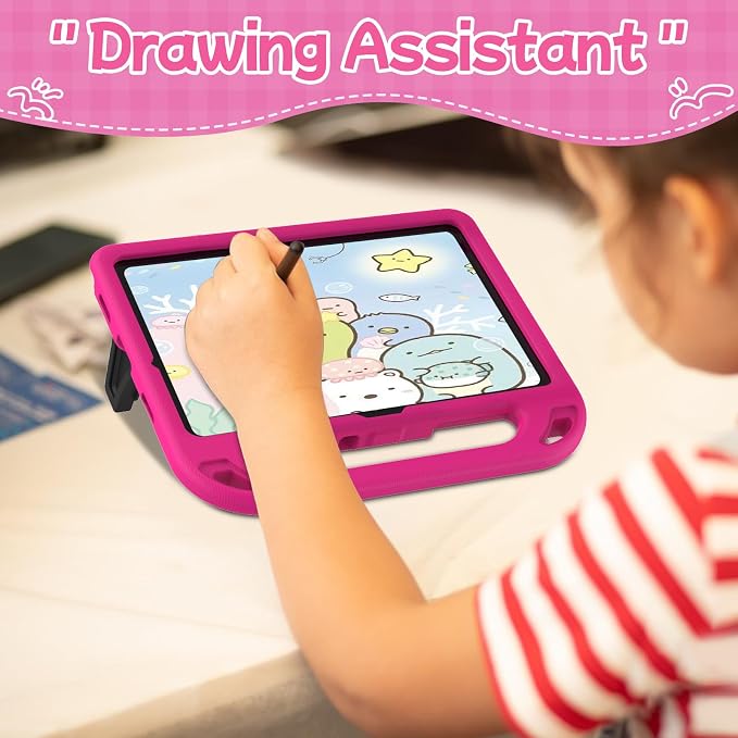 BMOUO Kids Case for Samsung Galaxy Tab A11+ Plus 11” 2026/A9+ Plus 2023 11 inch Tablet with Screen Protector Shockproof Lightweight Stand Handle Galaxy Tab A11 Plus/A9 Plus Case for Kids Black
