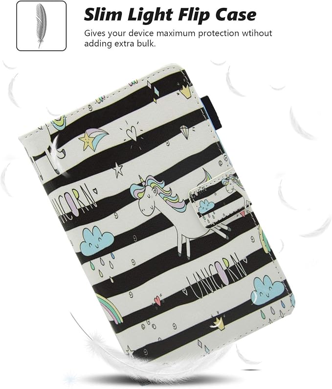 Case for Kindle Fire 7 TabletDteck Full Protective Flip Adjustable Stand Auto Wake/Sleep Smart Cover with Pencil Holder for Kindle Fire 7 Tablet 9th/7th/5th Generation 2019/2017/2015 ReleaseKing Dog