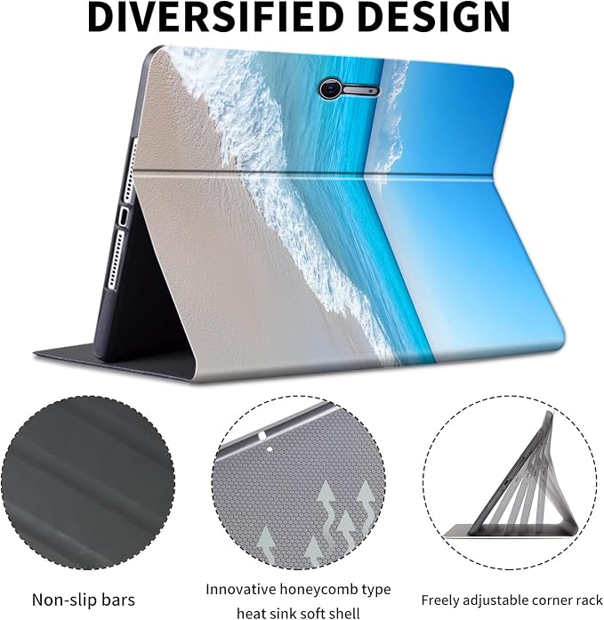 Case for Microsoft Surface Pro 11/10 / 9 13 InchPU Leather Cute Slim Folio Adjustable Stand Cover Case for Surface Pro 11th Edition AIArt Red Dragonfly