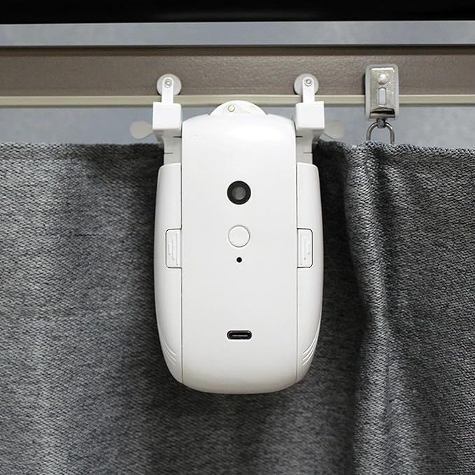 WALFRONT Automatic Curtain Opener WiFi APP Remote Control Voice Control Smart Curtain Controller for I.U Track