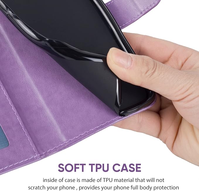 Case for Galaxy A42 5G Case Galaxy M42 5G SM-A426 Wallet Case with Tempered Glass Screen Protector Leather Flip Credit Card Holder Stand Phone Cover Cases for Samsung Galaxy A42 5G Blue