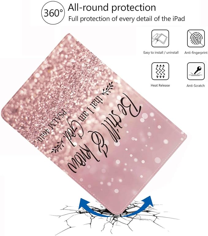 for iPad Mini 6 2021 Case Protective Leather Case Adjustable Stand Auto Wake/Sleep Smart Case for iPad Mini 6th Generation 8.3 Inch - Bible Verse Jeremiah 29:11