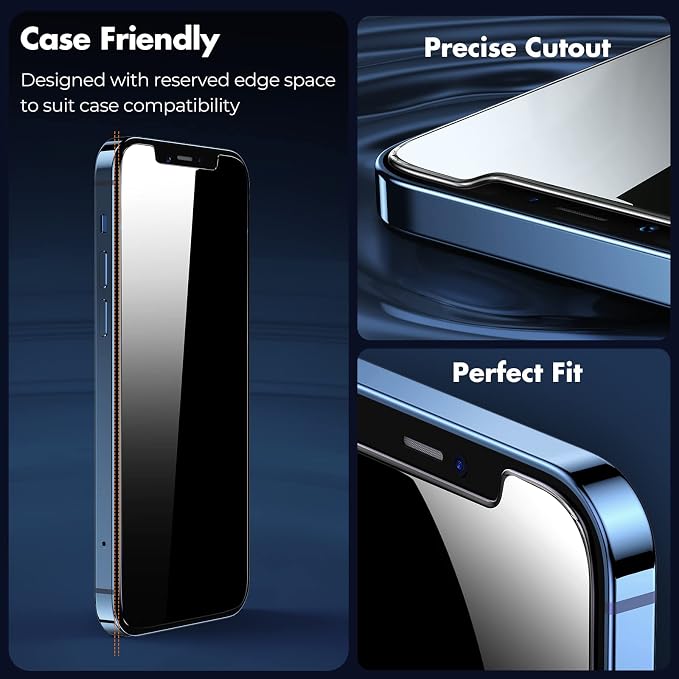 UNBREAKcable 2 Pack Privacy Screen Protector for iPhone 11 Pro Max/Xs Max Shatterproof Tempered Glass [True 28°Anti Spy] [9H Hardness] [Easy Installation] Protector for Apple 6.5