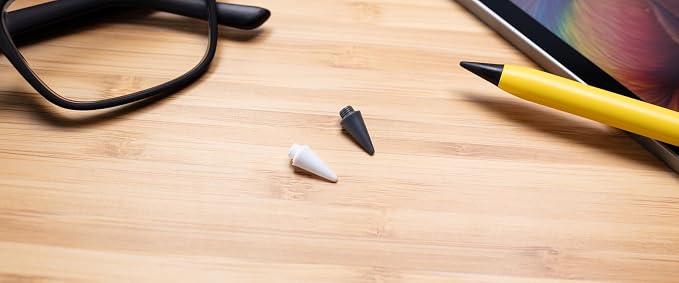 ZAGG Pro Stylus 2 Replacement Tips - 4-Pack Also Fits Zagg Pro Stylus Easy Screw-On Design Tilt-Sensitive Design Compatible with iPad iPad Pro iPad Air and More Gray
