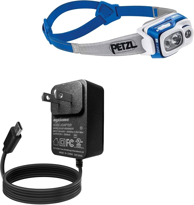 BoxWave Charger Compatible with Petzl Swift RL - Wall Charger Direct (15W) Rapid Charge Your Device with Built-in 3ft Cable