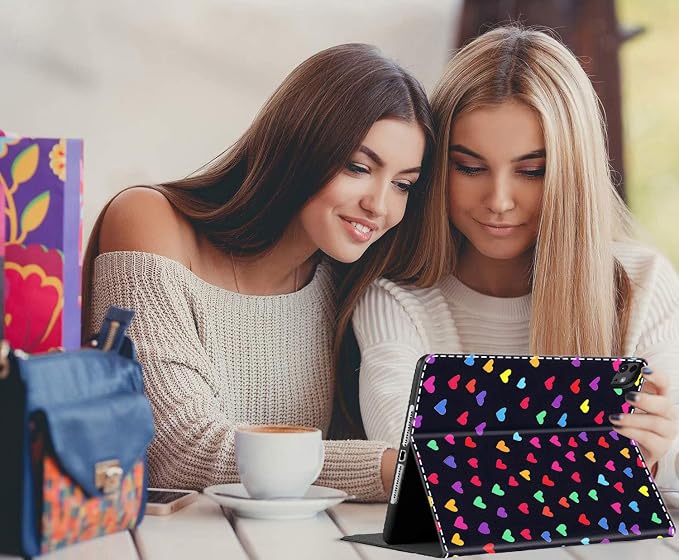 Case for New iPad (A16) 11th Generation 11 Inch 2025 for iPad 10th Generation 10.9 2022 Multi-Angle Smart Stand Cover Auto Sleep/Wake Halloween Panda Wizard and Pumpkin