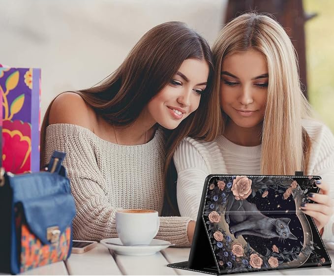 Case for All-New Amazon Fire HD 10 and 10 Plus Tablet (13th/11th Generation 2023/2021 Release) 10.1 - Slim Fit Standing Cover with Auto Sleep/Wake，Wolf