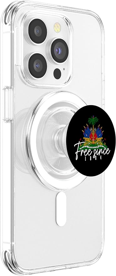 Haiti Haitian Flag Caribbean Souvenir PopSockets PopGrip for MagSafe