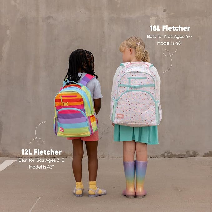 Simple Modern Medium Gabby's Dollhouse Toddler Backpack for School Girls and Boys | Kindergarten Elementary Kids Backpack | Fletcher Collection | Kids - 15" tall | Gabby's Friends