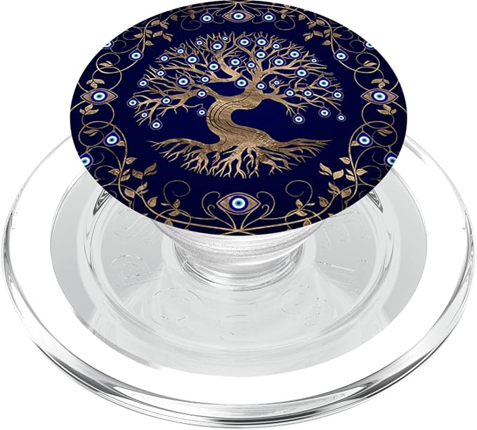 Tree of Life Evil Eye Ornament PopSockets Adhesive PopGrip