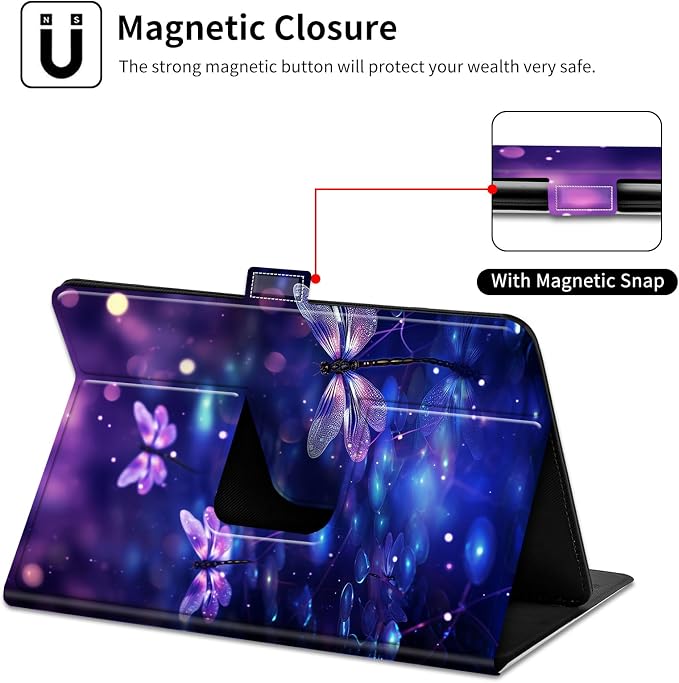 for Google Pixel Tablet Case 2023 Universal Tablet CaseSlim PU Leather Multi-Angle Viewing Cover with 360 Degree Rotatable Kickstand forPixel Tablet 2023 11-inchBlue Wolf