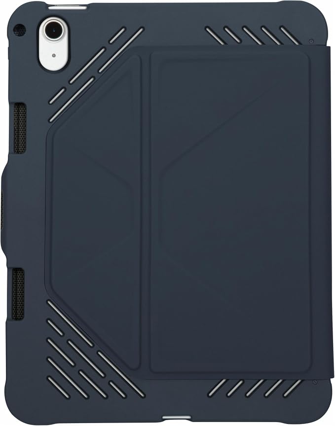 Targus VersaVu iPad 10th Generation Case 2022 iPad 10.9 Inch Case 10 Case 360 Degree Rotating Military Grade Drop Protection Cover for 10.9â€ 10th Gen 2022 Magnetic Close Black (THZ935GL)