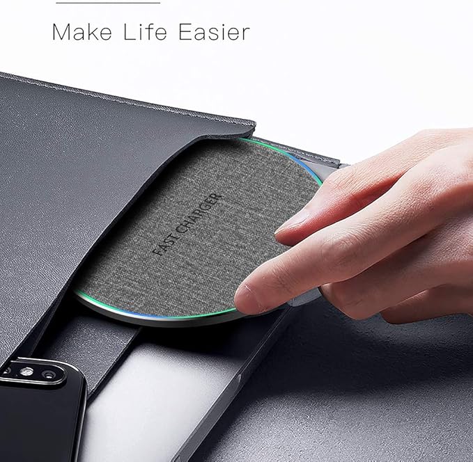 20W Fast Wireless Charger Pad,Wireless Phone Charging Station Compatible with iPhone 16/15/14/13/12/11/SE/X/AirPods,Fast Charge for Samsung Galaxy S25/S24/S23/S22/Note/Buds/Buds +,Pixel,LG G8/7