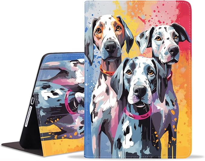 Case for Samsung Galaxy Tab S10 Lite/ S10 FE/ S9 FE 5G 10.9 Inch/ S9 11 Inch - Slim PU Leather Folding Stand Folio Cover with Auto Sleep/Wake - African American Girl