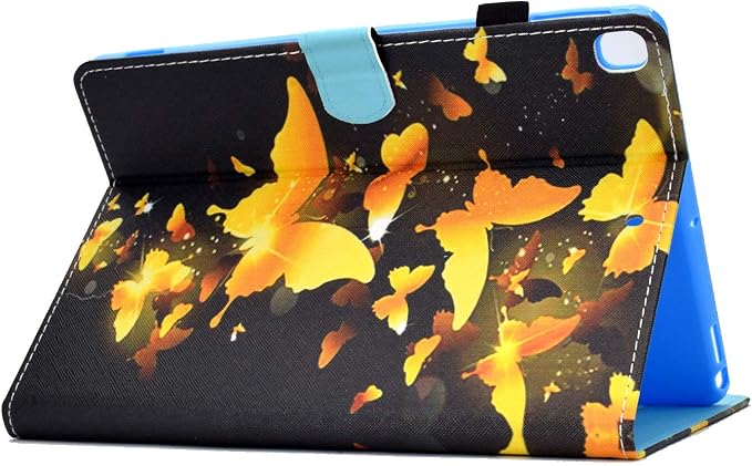 for Apple iPad 10.2 Case 2021/2020/2019 iPad 9th/8th/7th Generation Smart Cover with Pencil Holder [Auto Wake/Sleep] PU Leather Stand Folio Tri-fold Shockproof Thin Shell Colored Graffiti