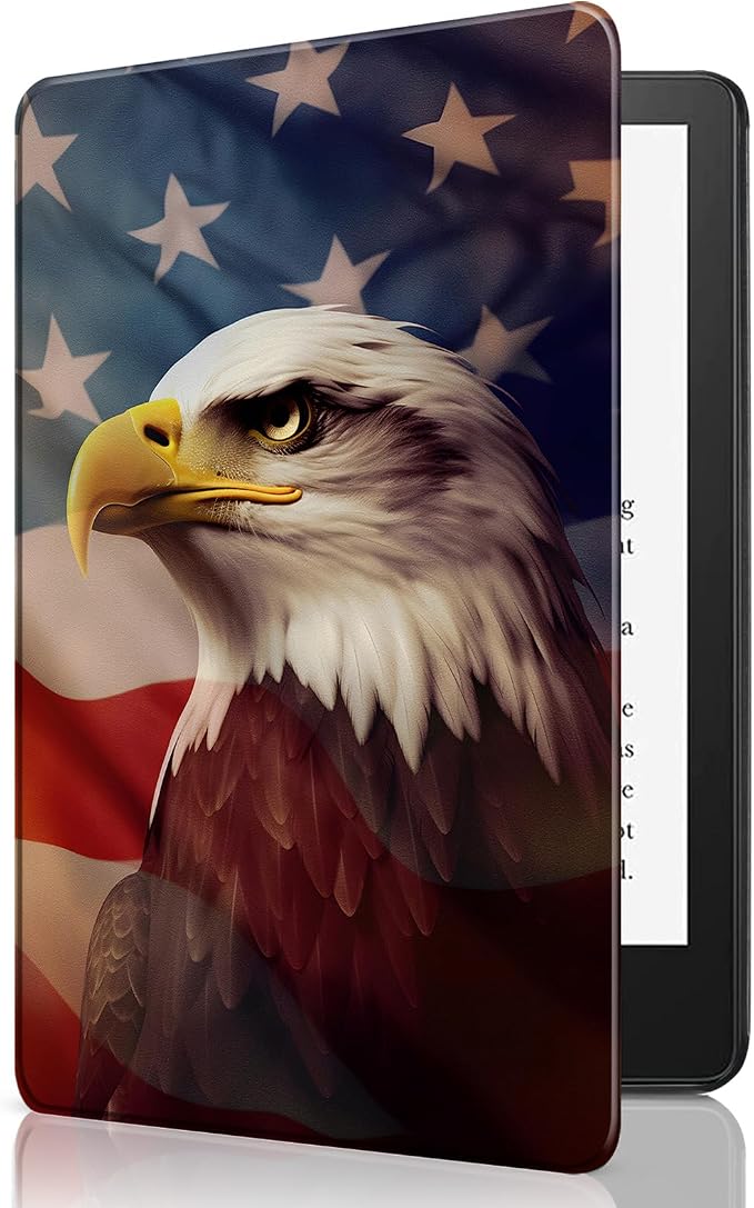 for 6 Kindle 2024 and 2022 (11th Generation) Case Slim Lightweight Smart Cover Case with Auto-Wake/Sleep for Kindle 2024Beach Starfish
