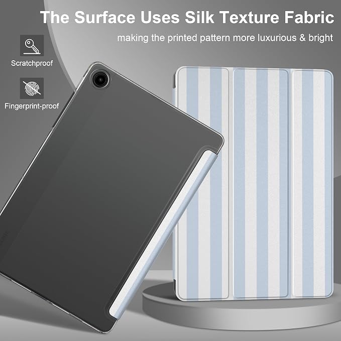 Case for Samsung Galaxy Tab A11 Plus A11+ 11 inch (2025/2026) &amp Tab A9 Plus A9+ 11 inch (2024/2023) Slim Smart Stand Cover with Translucent Hard Back Auto Wake/Sleep - Bear with Bows