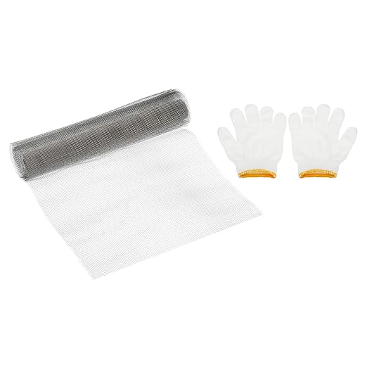 PATIKIL 40" L x 10" W Woven Wire Mesh, 16 Mesh 304 Stainless Steel Air Vent