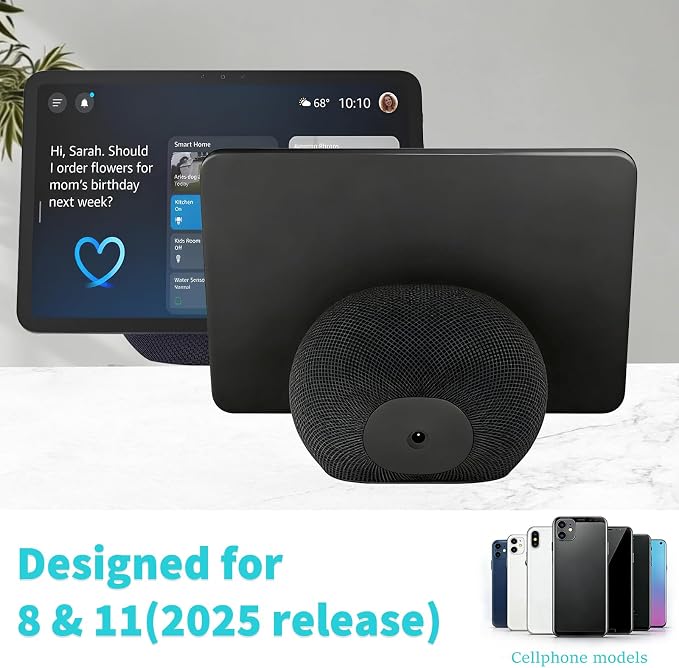 Adjustable Stand Compatible with 8 and 11 (2025 Releases) | Swivel and Tilt Adjustable Stand to Improve Viewing Angle