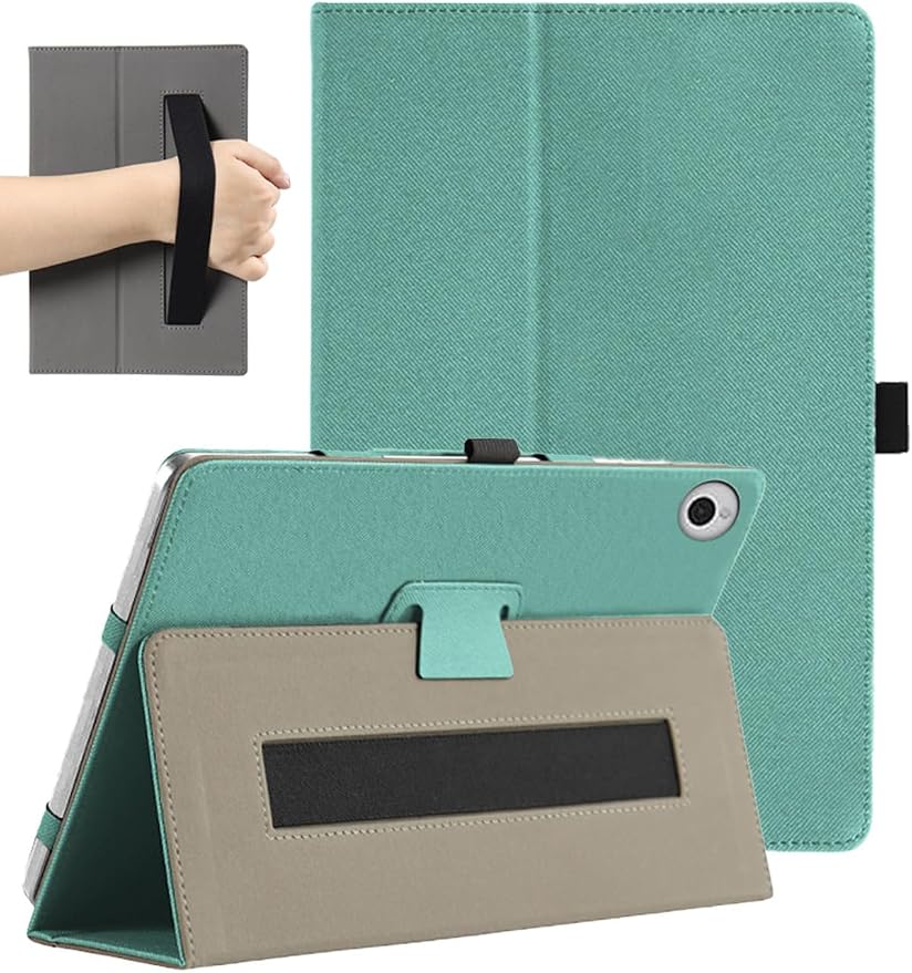 Case for Wacom MovinkPad 11 Tablet 11 Inch (Black) | PU Leather Folding Cover with Pen Holder and Wrist Strap Business Travel Portable