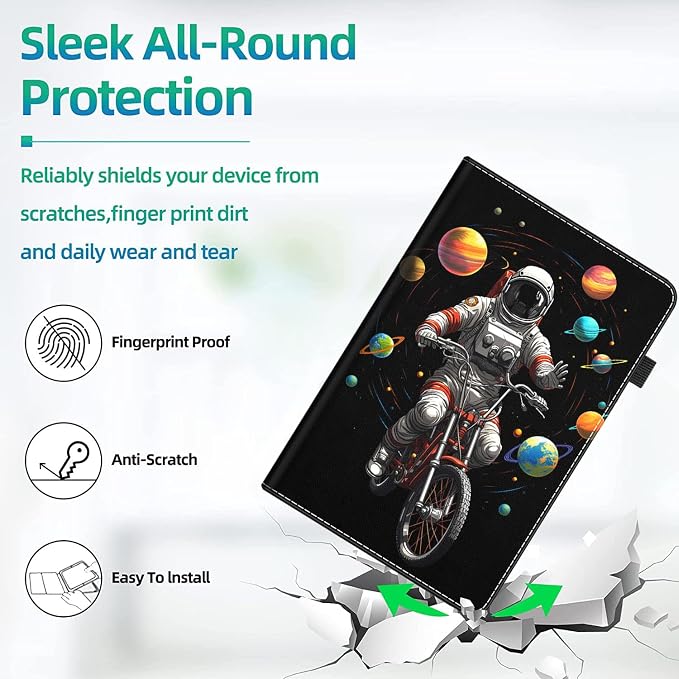 Case Cover for Amazon All-New Kindle Fire 7 Tablet (2022 Release-12th Generation) Latest Model 7 Slim Folding Stand Cover with Auto Wake/Sleep Dancing Skeleton in Mexican Costume