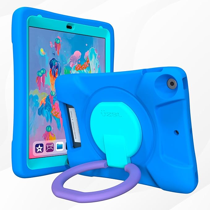 Cushy Kids Case for 2025 iPad 11th Gen A16 &amp 10th Gen 2022 10.9-inch - Built-in Screen Protector and Kickstand (1-Pack)