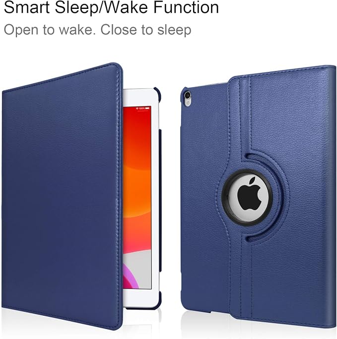 for iPad mini 1/2/3 Case Cover 7.9” – 360° Rotating Stand with Auto Sleep/Wake