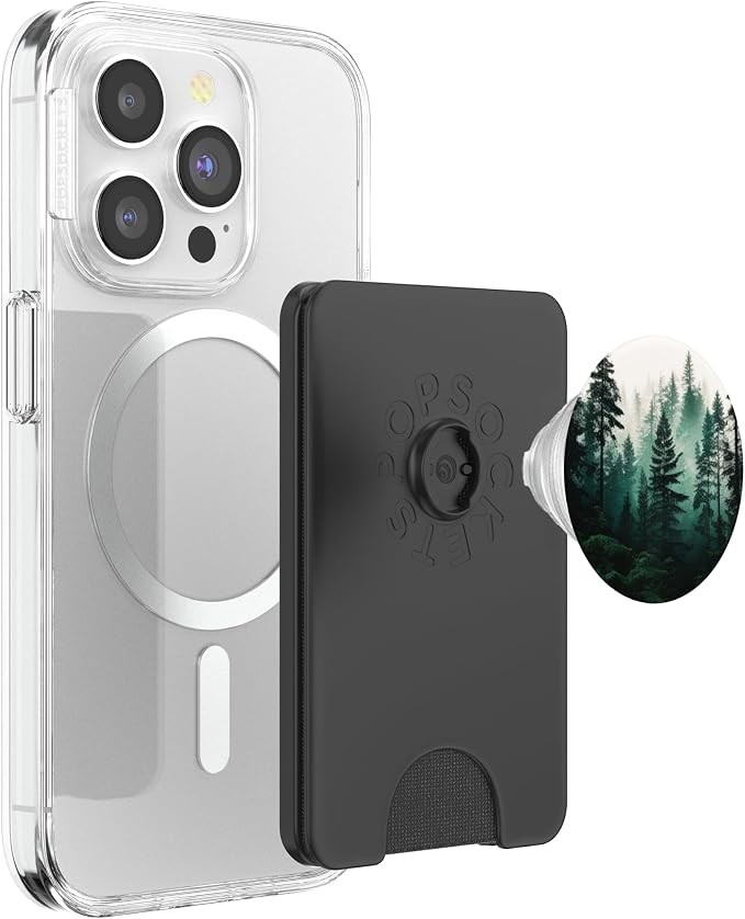 Forest Pine Tree Woods Green Nature Outdoor Explore PopSockets Adhesive PopGrip