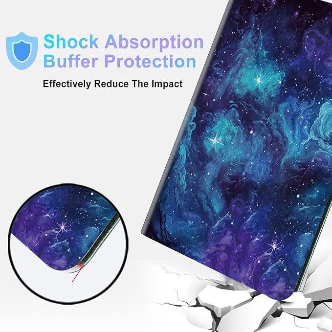 for Samsung Galaxy Tab S6 Lite Case 2022/2020 Release with Adjustable Stand &amp Auto Wake/Sleep Feature Smart Protect Cover Case for Samsung Tab S6 Lite 10.4 inch - American Flag