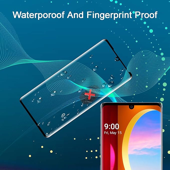 [ 3 Pack for LG Velvet/LG Velvet 5G Screen Protector Tempered Glass HD Clear Scratch Resistant Bubble Free Anti-Fingerprints 9H Hardness
