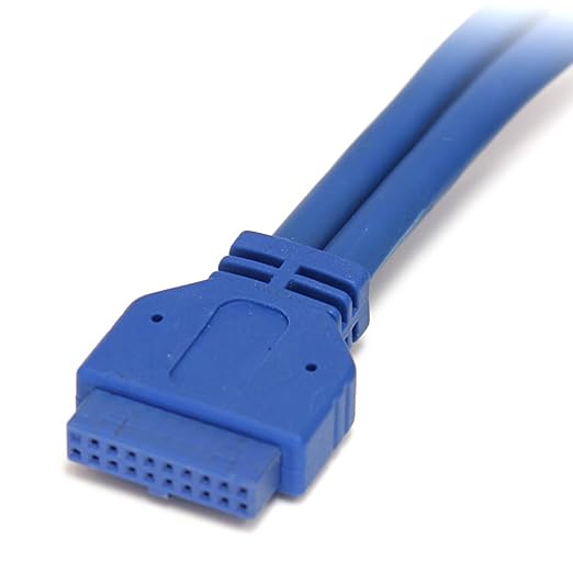 StarTech 2-Port Panel Mount USB 5Gbps A Female Slot Plate (USB3SPNLAFHD) | Two USB-A female panel ports to motherboard header Cable With screws Secured with screws