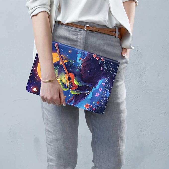 Case for iPad (A16) 11th Generation 11 Inch (2025) for iPad 10th Generation 10.9 Inch (2022) Slim Folding Stand Cover with Auto Wake/Sleep Watercolor Sea Turtle