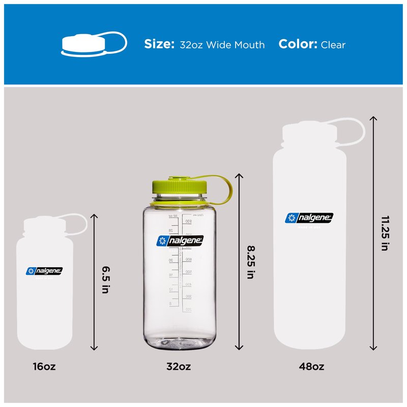 Nalgene Sustain 32 oz. Wide Mouth Water Bottle