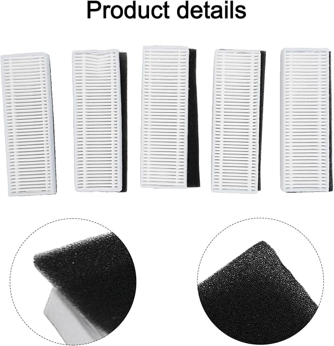 for Laresar Evol 3 Robot Vacuum Cleaner Washable Filter Reusable Dustproof Air