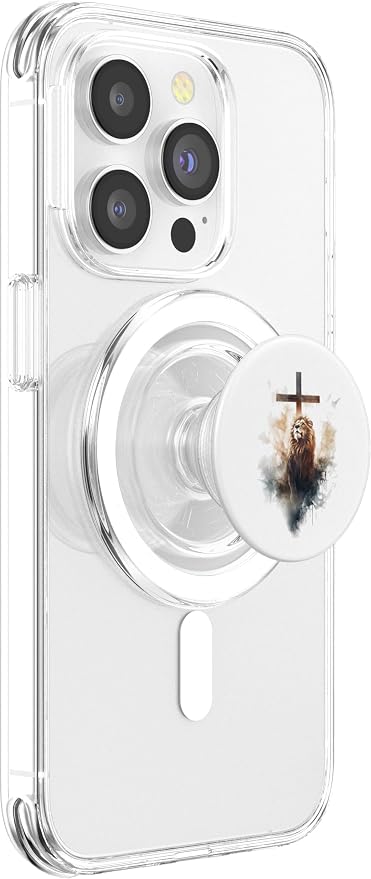 Yeshua Lion of Judah Christian Faith Jesus God Revelation PopSockets PopGrip for MagSafe