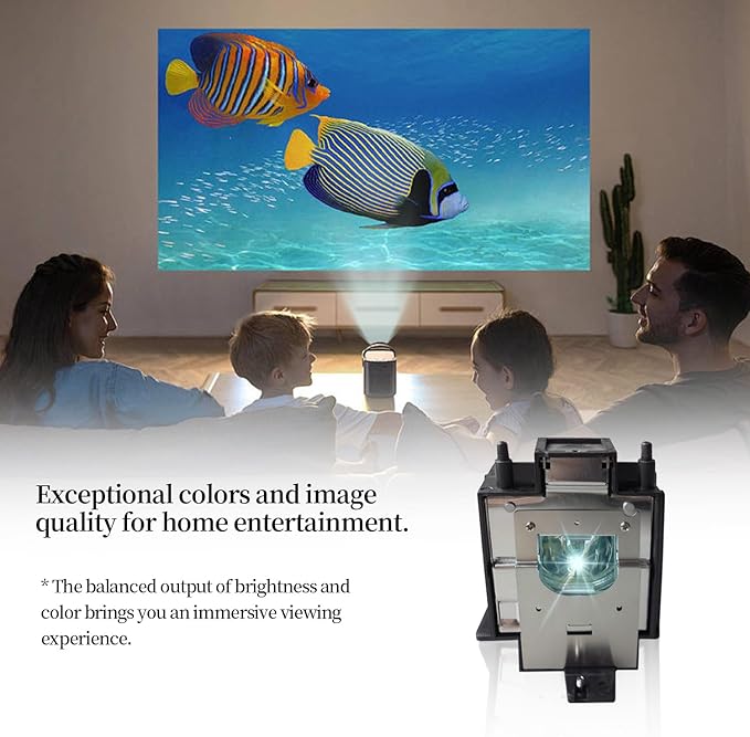 SORNEICDR AN-D400LP/AH-42001 Replacement Projector Lamp Bulb Compatible with Sharp PG-D4010X PG-D45X3D PG-D3750W XG-D540XA PG-D40W3D/EIKI EIP-4200, EIP-D450 Projectors, with Housing