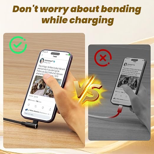 4 in 1 Multi Charging Cable 2 Pack 6FT Charging Cords for Devices | Nylon Braided USB C Car Charger Cable with Dual USB-C IP &amp Micro Ports Long Travel Charging Cord for Cars