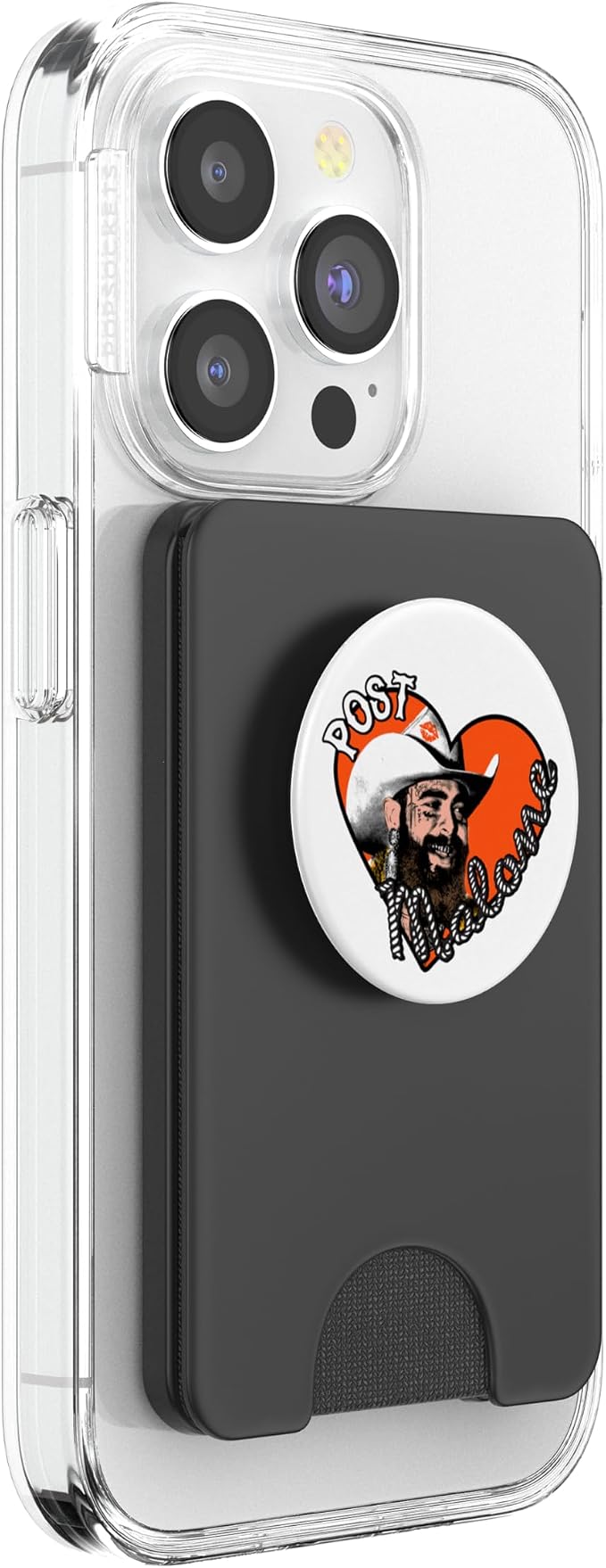 Official Post Malone Heart Photo PopSockets PopGrip for MagSafe