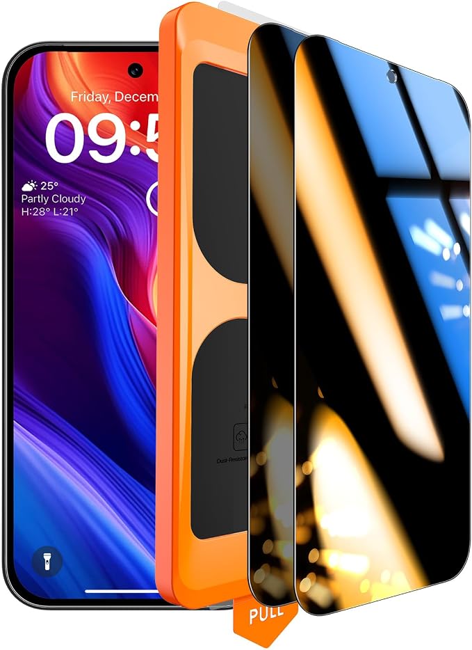 TOCOL for Pixel 2026 Screen Protector Clear | Easy Installation Bubble-Free 9H+ Tempered Glass 11FT Military Grade Shatterproof Anti-Scratch Case Friendly HD 2 Pack