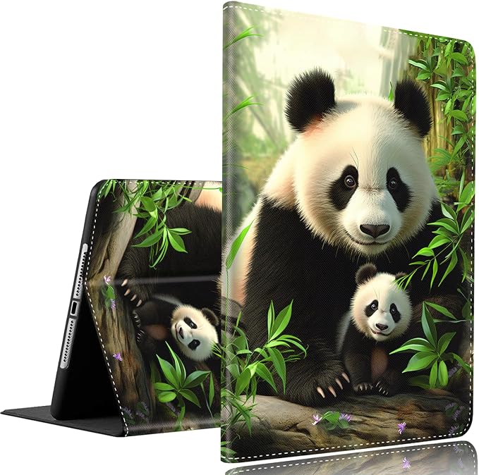 Vintage Floral Astronaut iPad 9th Gen Case - 10.2 Inch Standing Cover with Auto Sleep/Wake