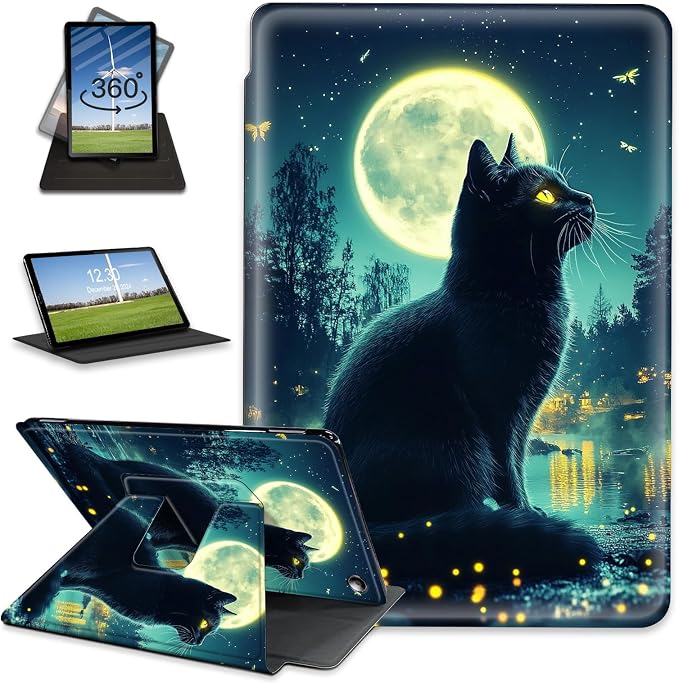 for Amazon Fire Max 11 2023 Release Table Case 11'' Rotating Auto Wake Sleep Leather Table Case for Amazon Fire Max 11 2023 Release Stand Bird Flowers Design for Woman Man