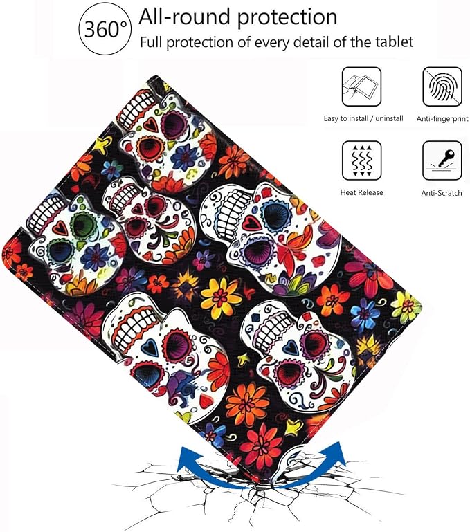 Case for iPad (A16) 11th Generation 11 Inch 2025 iPad 10th Generation 10.9 Inch 2022 Protective Leather Case Adjustable Stand Auto Wake/Sleep Smart Case - African American Girl