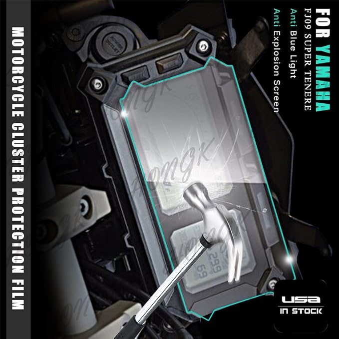 HONGK- Cluster Scratch Protection Film/Screen Protector Compatible with FJ09 Super TENERE [B0734FNSNM]
