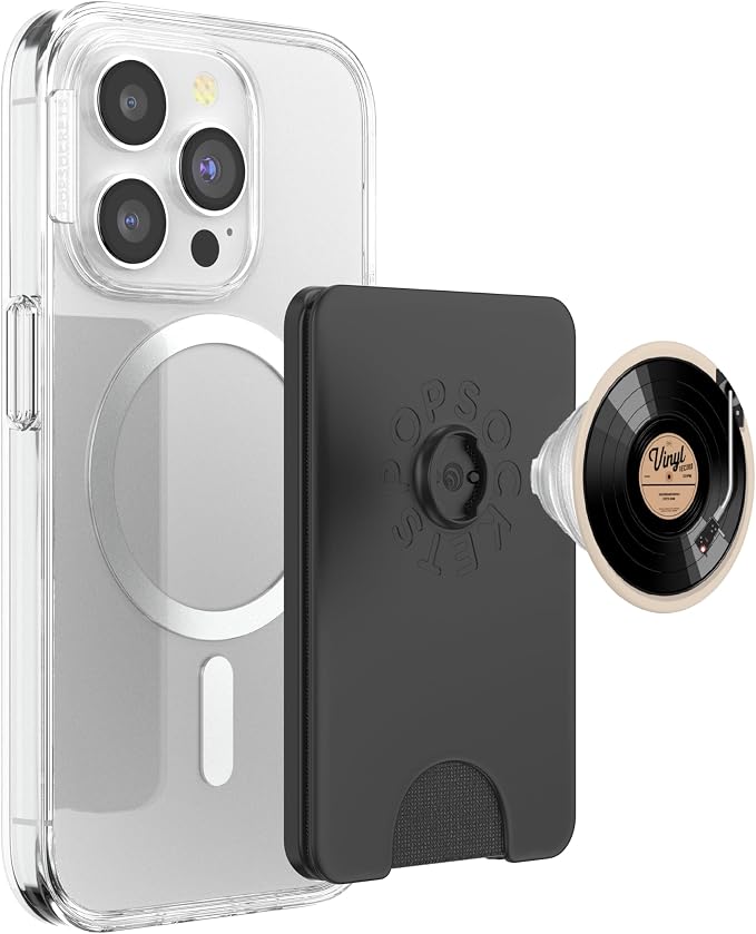Vinyl Record Player Vinyl Collector Retro Music Lover PopSockets PopGrip for MagSafe