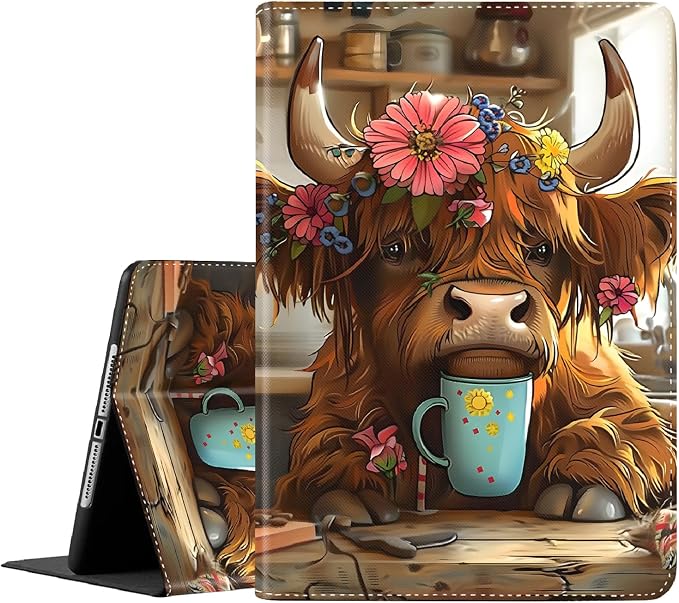 Case for Samsung Galaxy Tab S10 FE Plus 13.1 Inch 2025 Model (SM-X620/X626)Slim Folding Stand Cover with Auto Wake/Sleep for Samsung Galaxy Tab S10 FE Plus ，Painting Autumn Trees