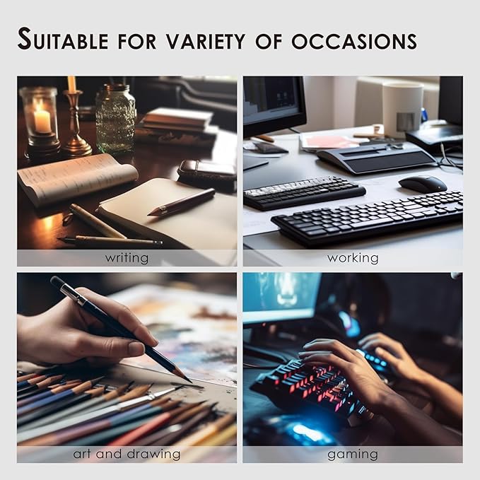 Cork Desk Mat - Small Dual-Sided Desk Pad for Office and Home - Desk Organization and Accessories - Ideal for Large Mouse Pad and Small Desk Mats on Top of Desks(White,23.6"x 13.8")
