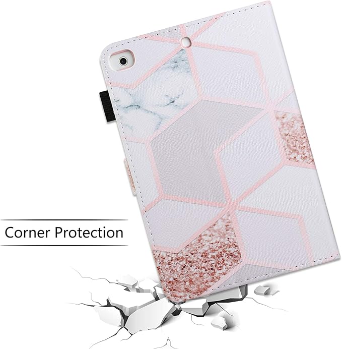 iPad mini Case FANCITY Mini 4 Mini 5 Mini 3/2/1 Smart Wake Sleep Case with Kickstand [Card Slot &amp Pen Holder] PU Leather Protective Cover for Apple iPad mini 4 Mini 5 2019 Mini 2/3 - Beach